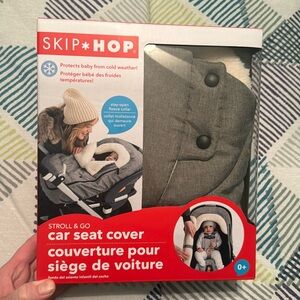 Skip hop stroll & go car seat cover grey never used